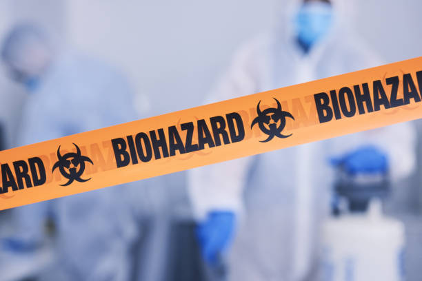 Professional Biohazard Cleanup technician working in Webster, SD